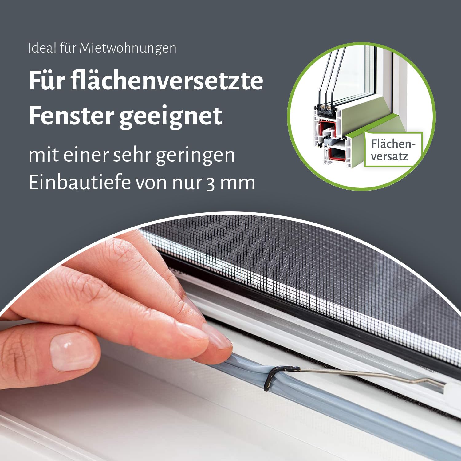 empasa Insektenschutz "FLEX" Fliegengitter Fenster 2