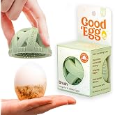GoodEgg The Original Egg Brush, Silicone Egg Cleaning Brush for Farm Fresh Eggs, Chicken Coop Cleaning Tools, Egg Washer, Chicken Coop Accessories, Large to XL Sized Eggs, Green, As Seen On Shark Tank