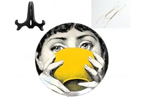 Beccalame Decorative Plates Handmade Ceramic Ornament for Home&Office Wall Decors (with Hanger) (F3)