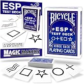 Magic Makers ESP Deck Bicycle Back Cards with Complete Online Course