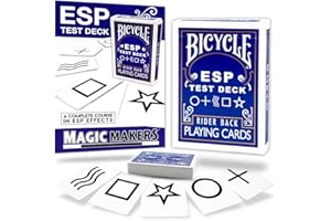 Magic Makers ESP Deck Bicycle Back Cards with Complete Online Course
