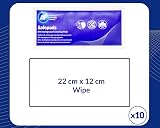 AF Safepads 10 Lint Free 99.7% Isopropyl Alcohol Cleaning Wipes 22x12cm view 6