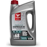 TRIAX Kompressor ISO 68, Full Synthetic, Multi-Vis Air Compressor Oil | for Rotary, Vane, Screw, and Reciprocal | Commercial Grade | High Temp | Non-Detergent - 1 Gallon