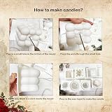 WYAHYQ 6Pcs Silicone Moulds for Candle Making & Baking, Food Grade view 4