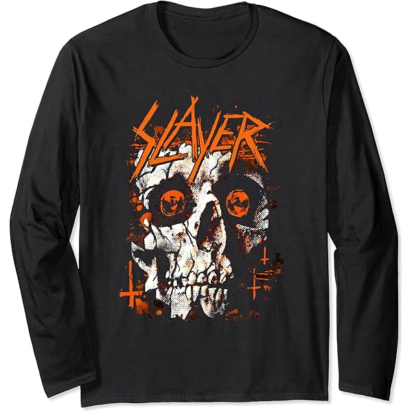 SLAYER Tシャツ Amazon.com: Slayer – Graphic Halloween Skull T-Shirt