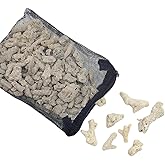 Lighibeuty Crushed Coral Filter for Aquarium,Fish Tank Crushed Coral for Freshwater Aquarium Ph Aquarium Bio Filter Media Bag Reusable Aquarium Filter