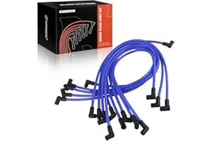 A-Premium 9PCS Spark Plug Wires Replacement Compatible with Chevrolet Ford GMC Mercury Jeep Pontiac Automotive Ignition Wire 
