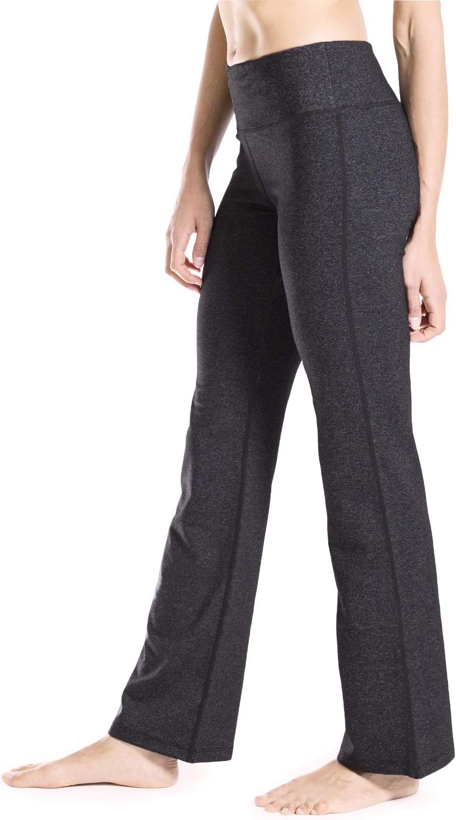 27"/28"/29"/30"/31"/32"/33"/35"/37" Inseam,Petite/Regular/Tall, Women's Bootcut Yoga Pants Long Workout Pants