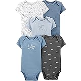 carters onesies white