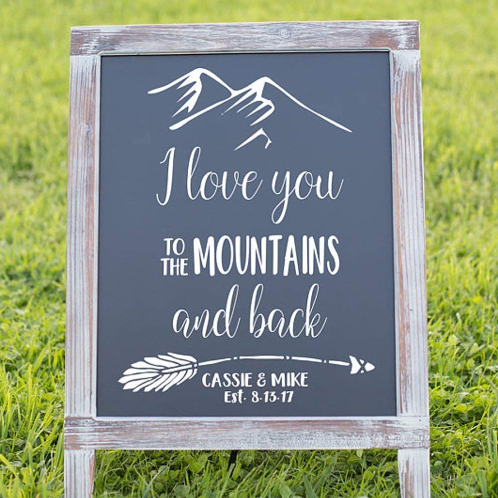 Amazon Com Custom I Love You To The Mountains And Back Diy