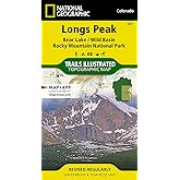 Longs Peak: Rocky Mountain National Park Map [Bear Lake, Wild Basin] (National Geographic Trails Illustrated Map, 301)