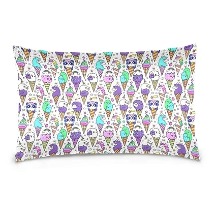Amazon Com Lttedeng Pillow Cover Ice Cream Cones Like Animals