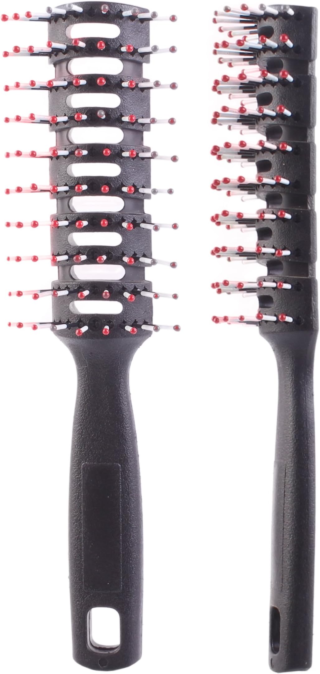2pcs Curved Blow Drying Vent Brush, Barber Salon Hair Brush Hair Styling Anti-static Brush