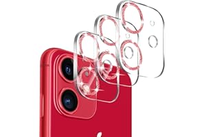 【3 Pack】Dengduoduo Camera Lens Protector for iPhone 11 & iPhone 12 Mini,Glitter Bling Sparkle Ultra HD, Tempered Glass, 13H Hardness, Anti-Scratch, Case Friendly, Easy to Install [No Affect on Night