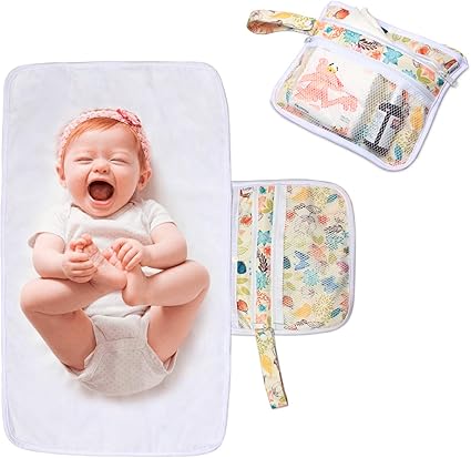 Amazon Luxja 防水オムツ替えシート ポケット付き 45x75cm 持ち運びカンタン 外出用 家用 クリスマス ギフト ジャングル おむつ取替えマット ベビー マタニティ 通販