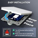 BSEED Smart Light Switch 1 Gang 2 Way WiFi with LED Indicator view 8