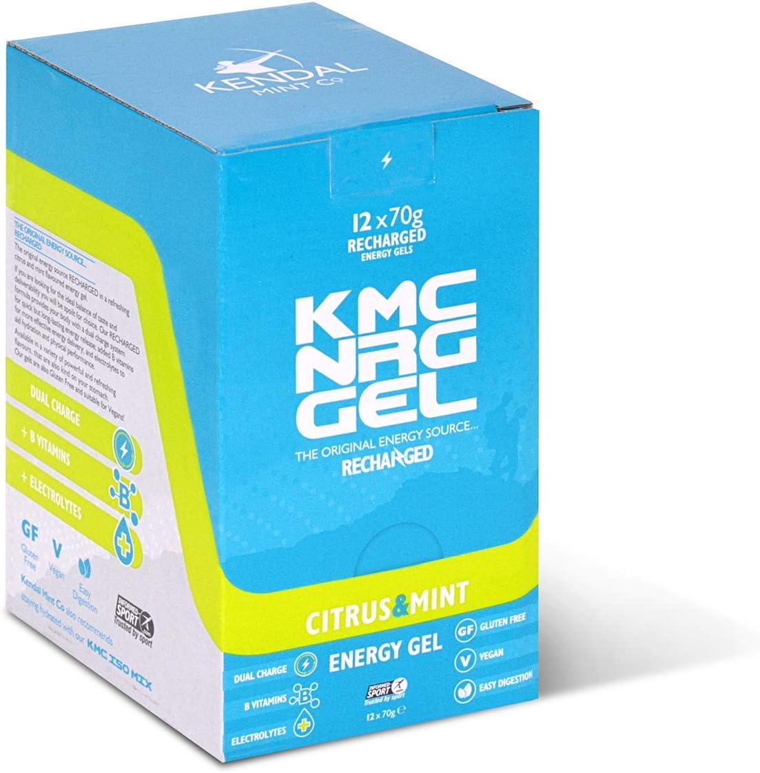 Kendal Mint Co: Energy Gel - Citrus & Mint Flavour (12 x 70g), 70 g (Pack of 12) - Image 5