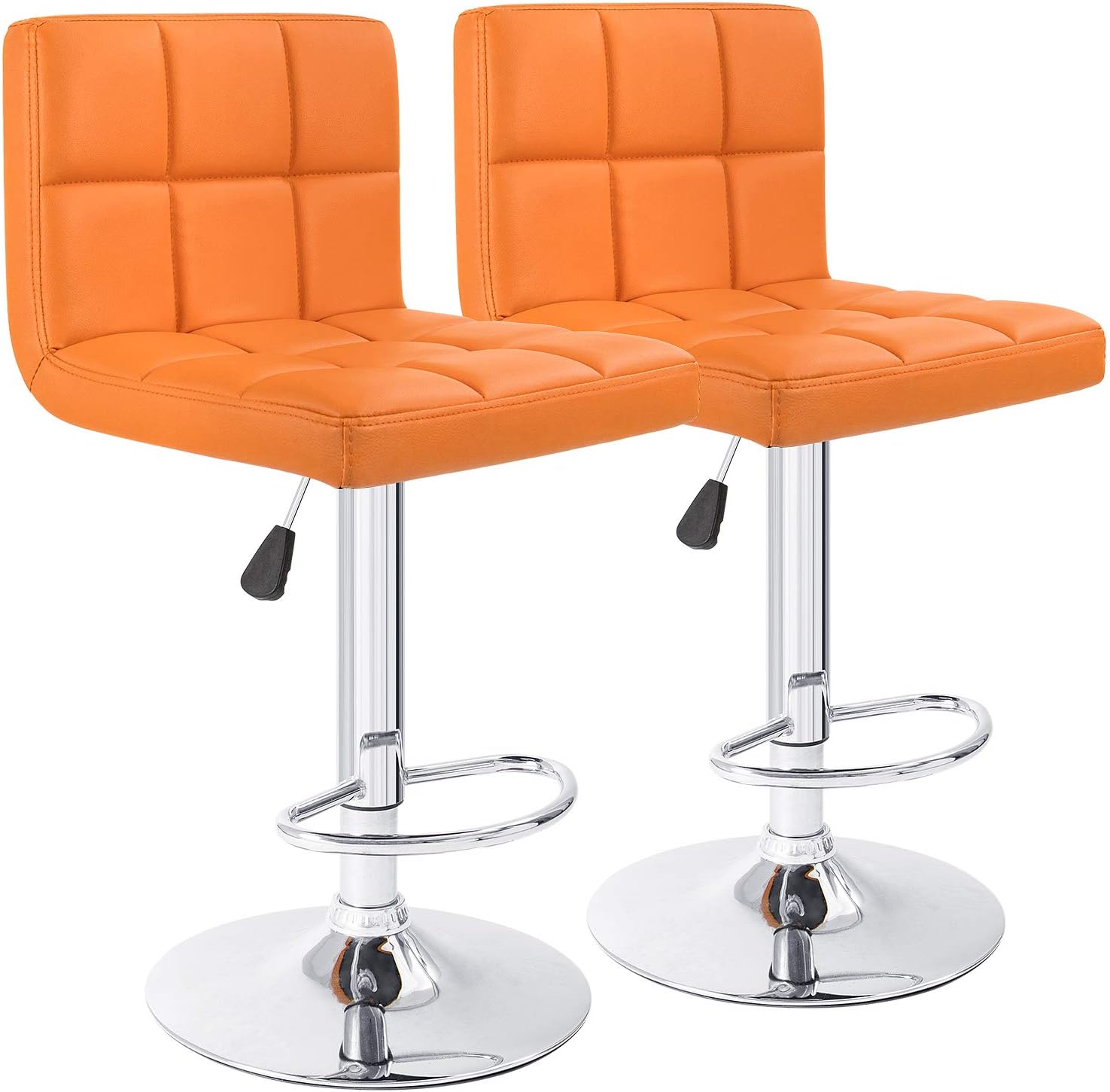 Best bar stool cushion round orange