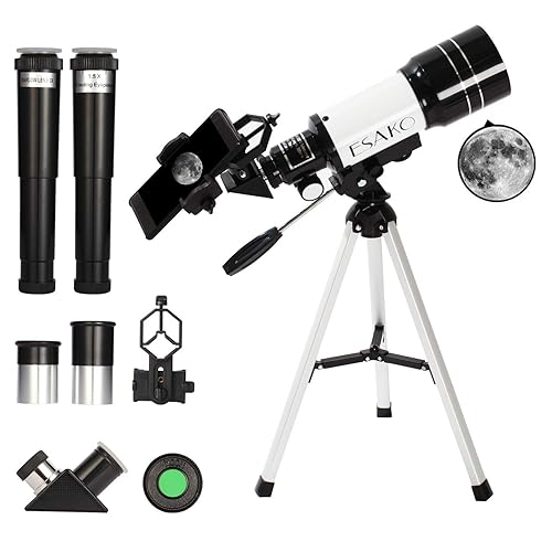 ESAKO Telescope for Kids & Beginners 70mm Portable Astronomical