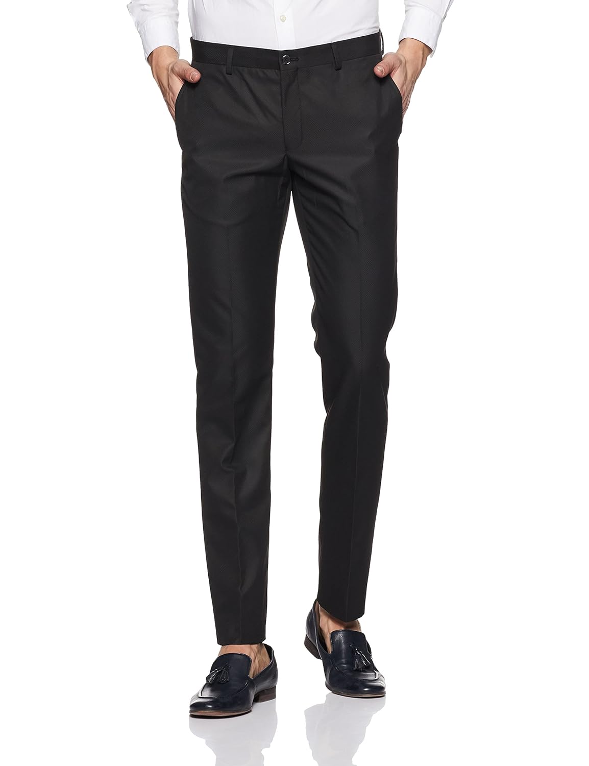 blackberrys men's slim fit formal trousers