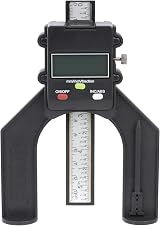 Trend Digital Depth Gauge 60mm Jaw Rebate Groove Setting GAUGE/D60 Black view 1