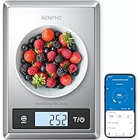 RENPHO Digital Kitchen Scale, Food Scale Digital Weight Grams and oz for Baking Cooking and Coffee, 11lb Nutritional Calculat