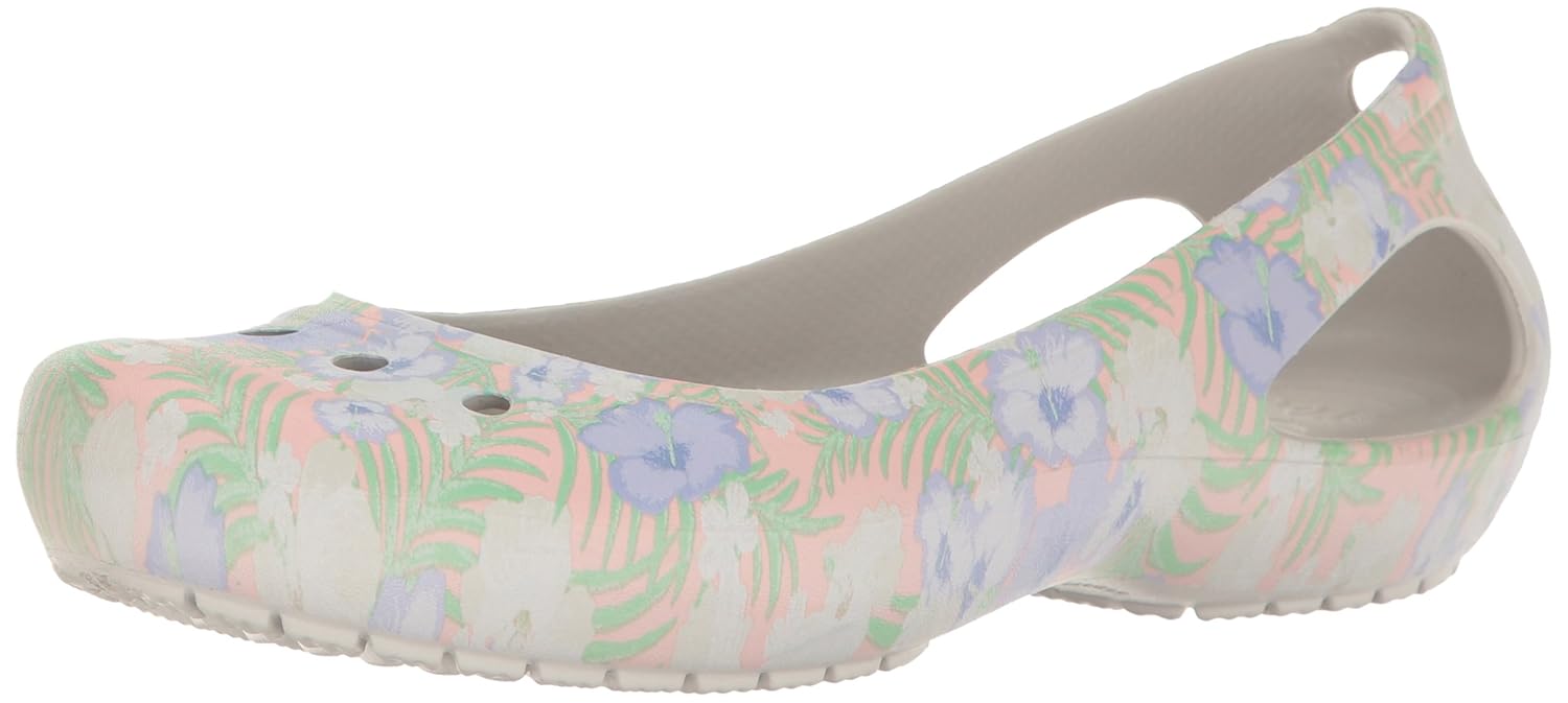 crocs women's kadee graphic w ballet flats