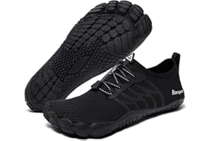 Racqua Water Shoes for Women Men Quick-Dry Swim Shoes Lightweight Pool Barefoot Aqua Shoes Breathable Beach Shoes