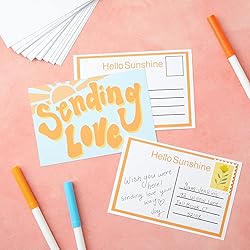 Sustainable Greetings Card Stock Paper Sheets - 4 x