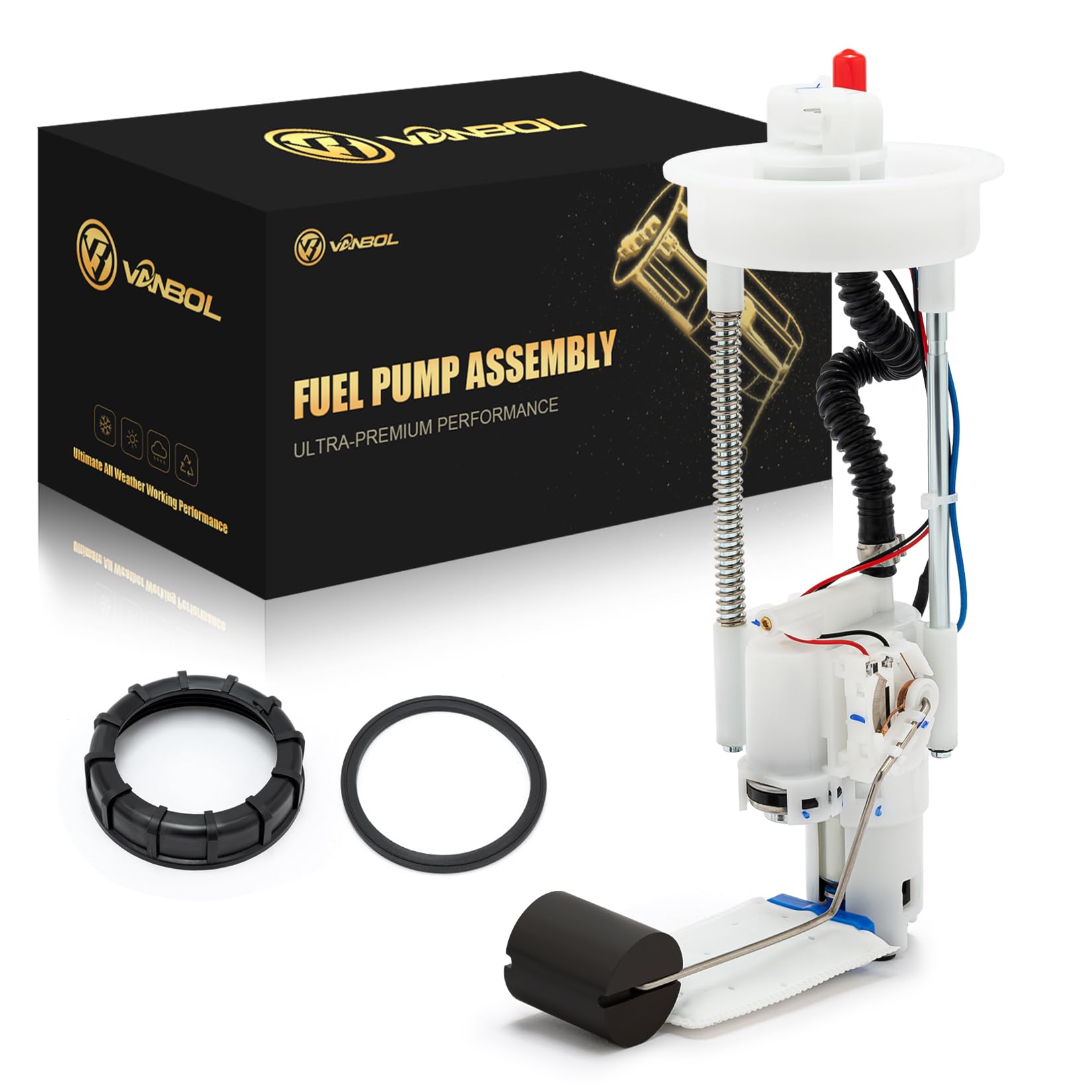 Photo 1 of VANBOL 2205502 Fuel Pump Module Assembly Compatible with Polaris RZR 900 EPS XC XP 4 1000 2014-2024 SP High Lifter Replace 2208323 47-1001 VANBOL0043 2521363 2521436 2208591 with O-ring & Cap