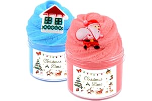 AFOFALL 2 Pack Cloud Slime Supplies Stress Relief Toy Free Mess & Scented DIY Putty Sludge Toy Gifts for Girls and Boys Ferfect Party Bag Fillers Classroom Prizes