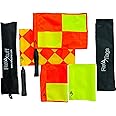 RefStuff Soccer Football Referee PRO Flags (Pair) Assistant Referee Linesman Flags NEW and IMPROVED and RE-INFORCED STRENGTHENED