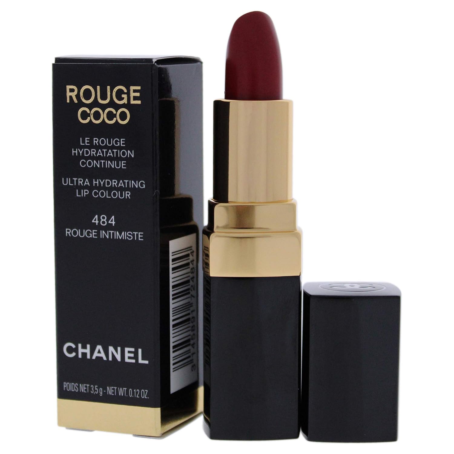 Chanel Rouge Coco Ultra Hydrating Lip Colour 484 Rouge Intimiste For Women 012 Ounce