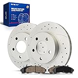 KAX Front Brake Kit, Drilled and Slotted Brake