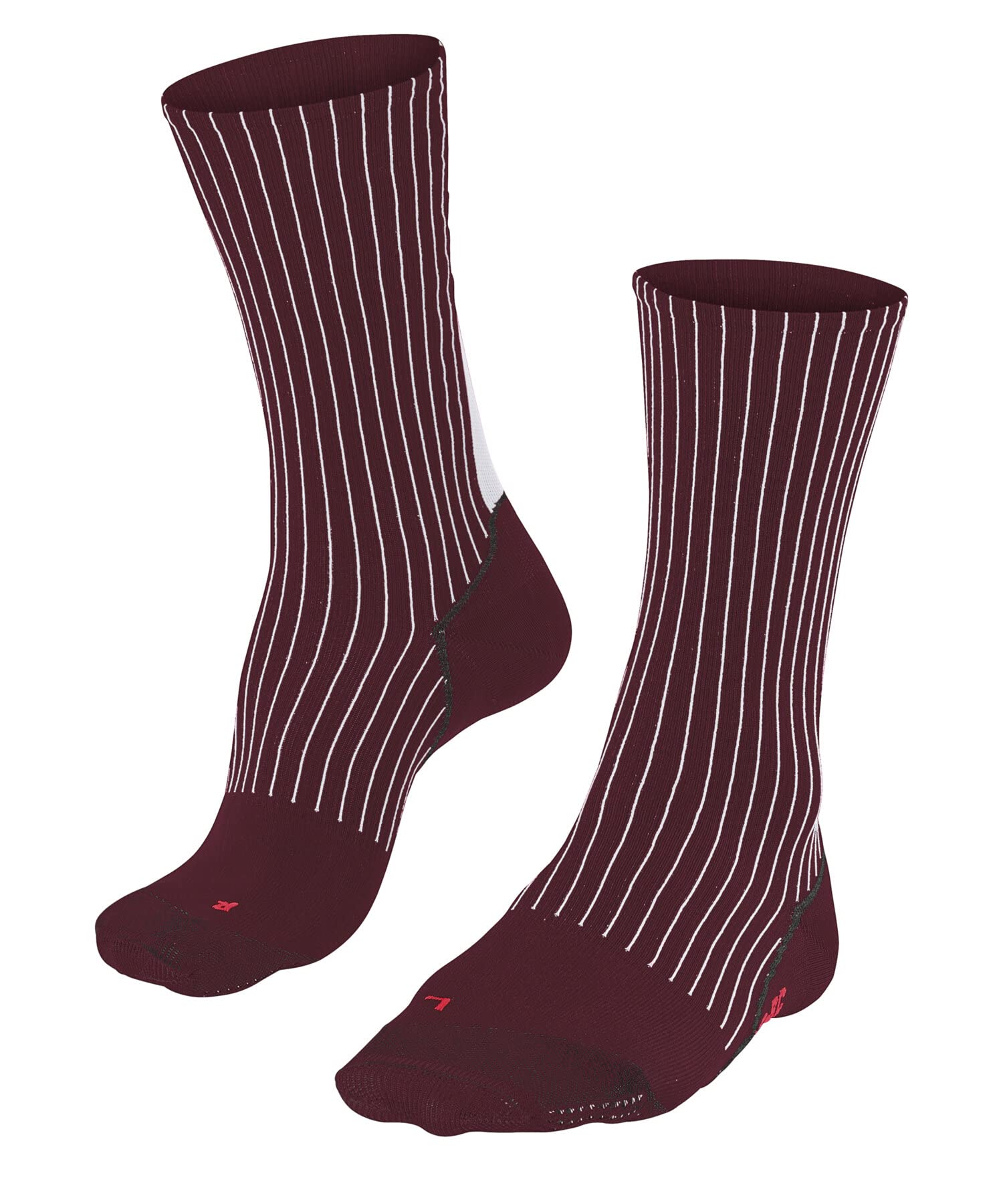 FALKE Unisex BC Impulse U SO Breathable Anti-Blister 1 Pair Cycling Socks, Red (Merlot 8117), 11-12.5