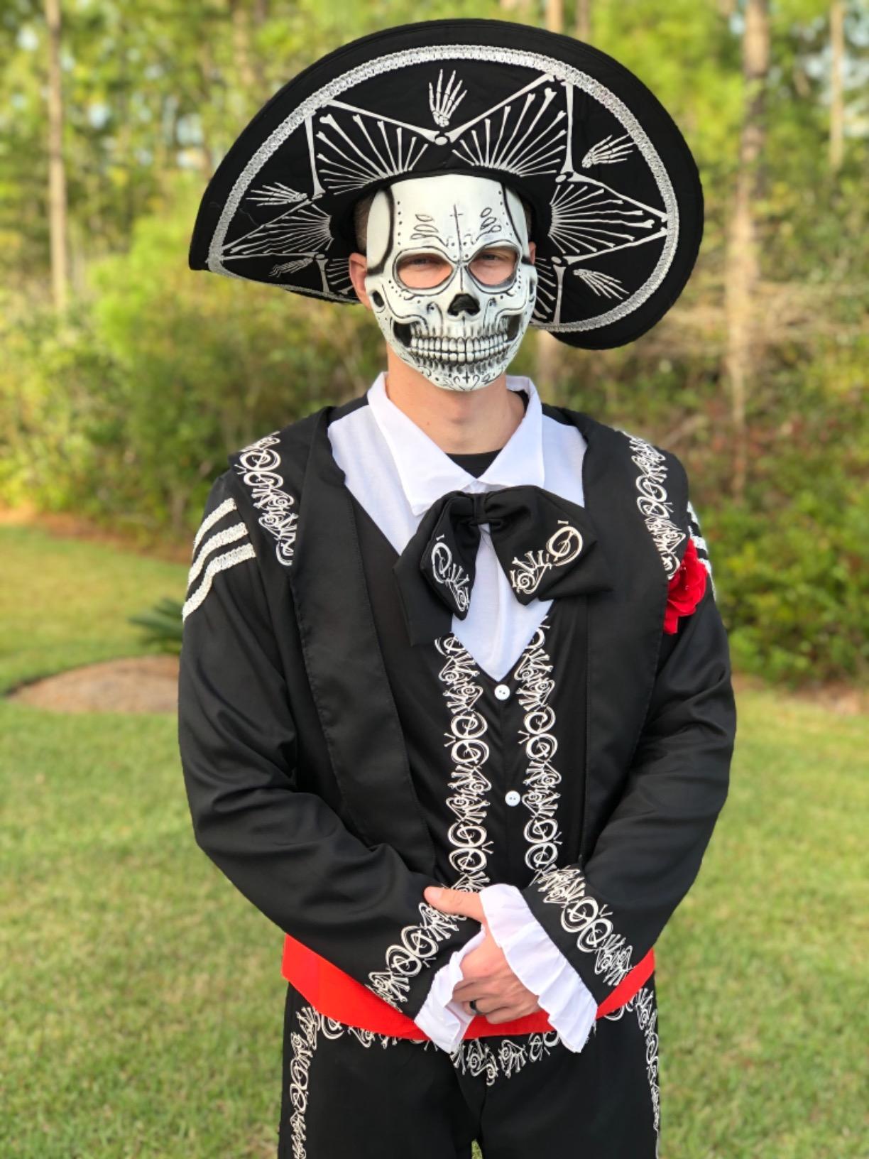 Smiffys Day Of The Dead Suit Dia De Los Muertos Mens Halloween Costume 21565 - Fearless Apparel