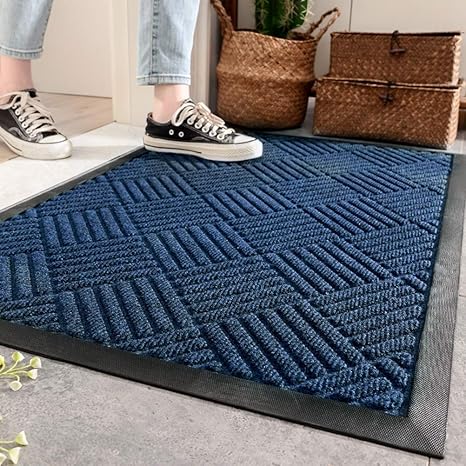 Amazon 玄関マット ドアマット 泥落とし オフィス用 屋外 屋内 滑り止め エレベーター 足拭きマット 吸湿性 エントランス 店舗 清潔カンタン 耐久性 おしゃれ 室外 ズレ防止 耐摩耗性 会社 業務用 洗える 60x90 玄関マット オンライン通販