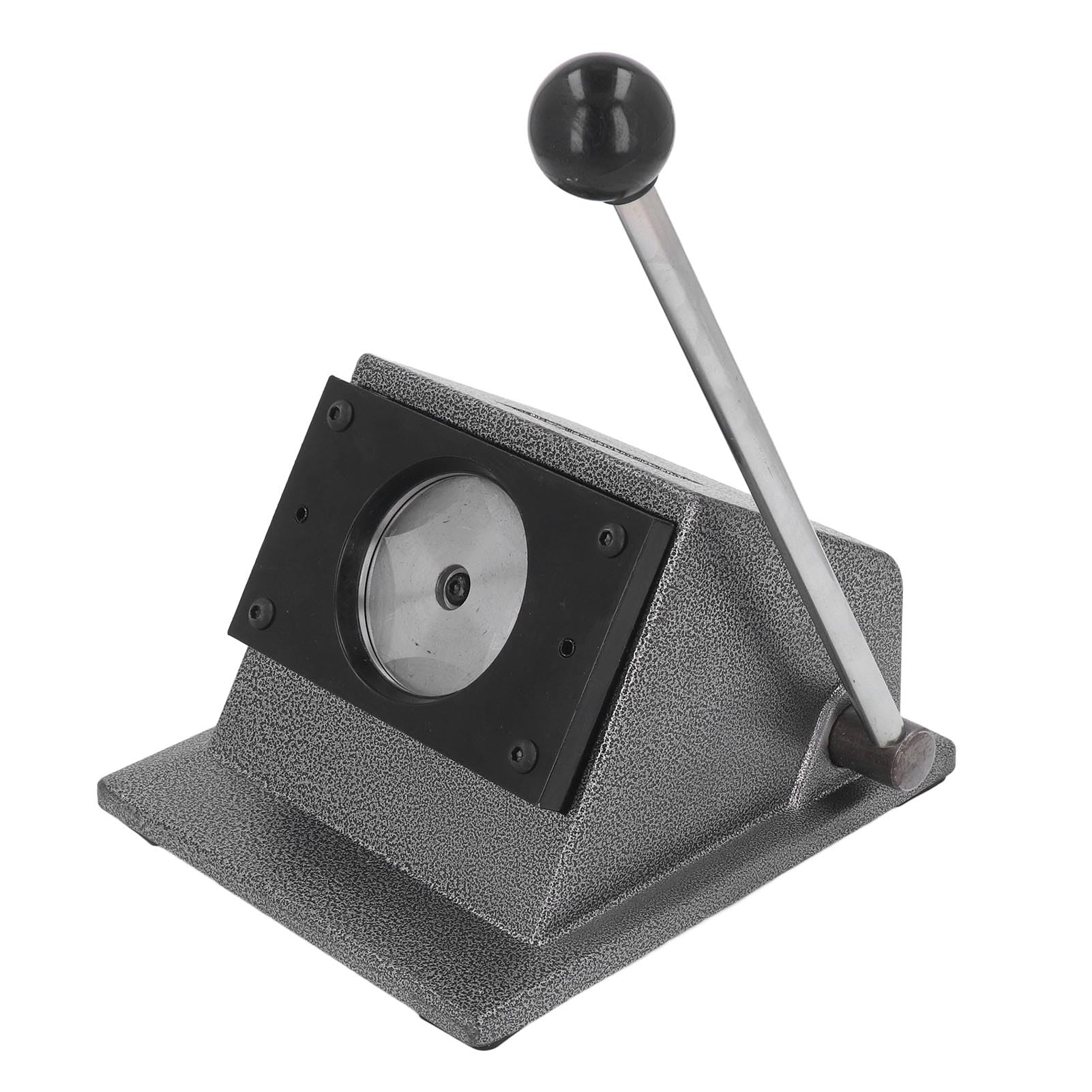 Fockety Graphic Punch Die Cutter, Manual Round Badge Maker, Heavy Duty Circle Paper Punch Press for 25mm-75mm Buttons