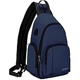 BAIGIO Camera Sling Bag Small Camera Backpack for Photographers,Water-resistant Camera Crossbody Bag Travel Caemra Backpack for DSLR SLR Mirrorless Camera