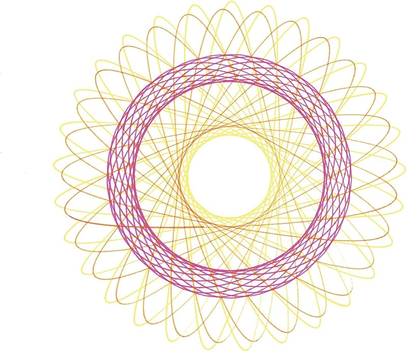 Spiral-Designer, Zeichnen Lernen für Kinder ab 6 Jahren, Kreatives Zeichen-Set für farbenfrohe Spiralbilder und Mandalas