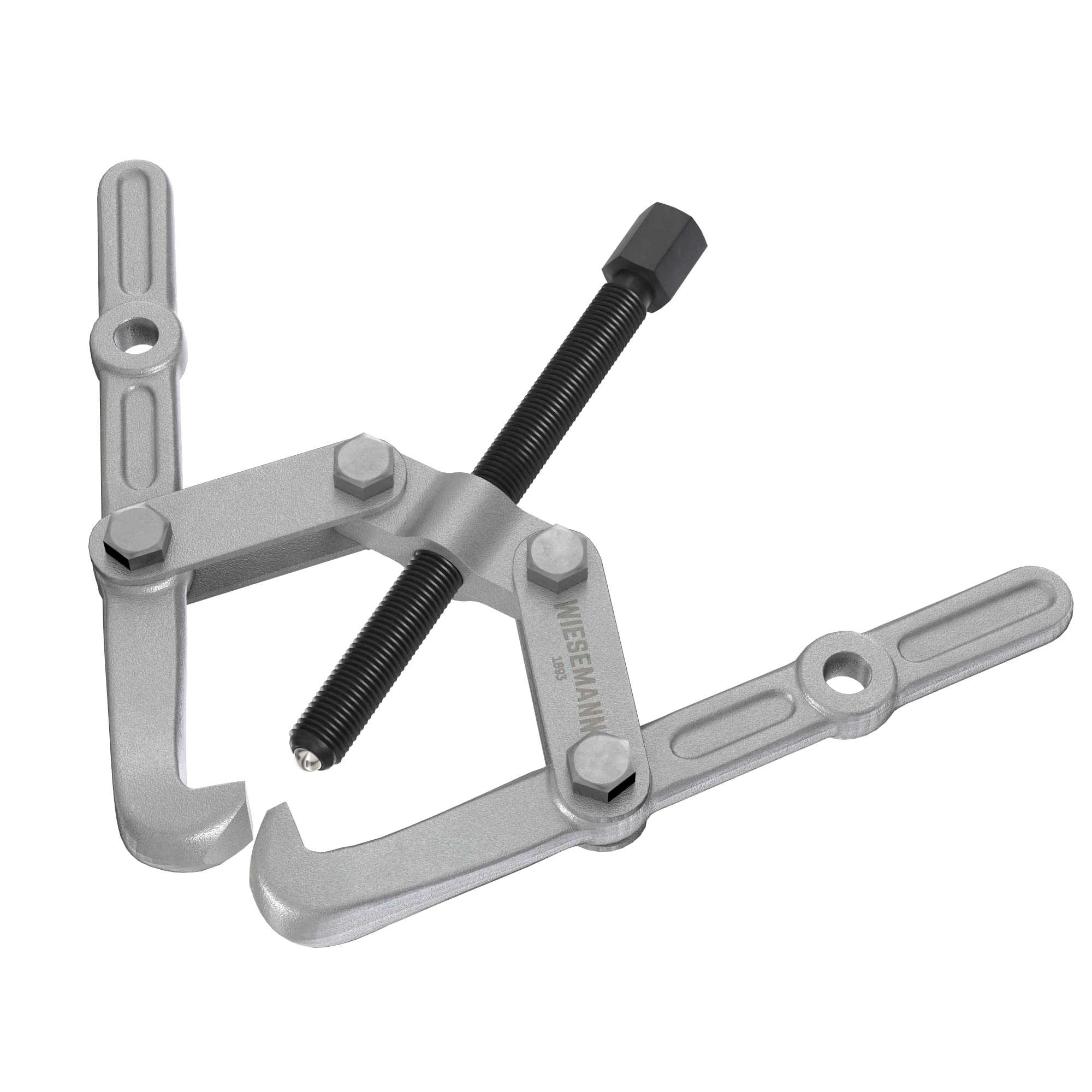 WIESEMANN 1893 Universal Gear Puller 2-Armed 140 x 145mm 2-in-1 Internal and External Extractor from I CV Chrome-Plated Steel I 80584