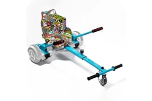 SUNSHINE DECOR Sunshine Hoverboard Kart Seat Attachment Accessory for 6.5" 8" 10" Two Wheel Self Balancing Scooter