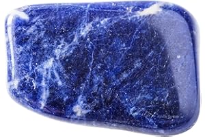 ERLIWAY Sodalite Healing Crystal Stones, 1.25-2.0" Large Reiki Healing Gemstones Natural Tumbled Polished Stones for Energy Witchcraft Therapy Meditation