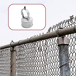 Evecad 2PCS Chain Link Fence Loop Cap, Chain Link