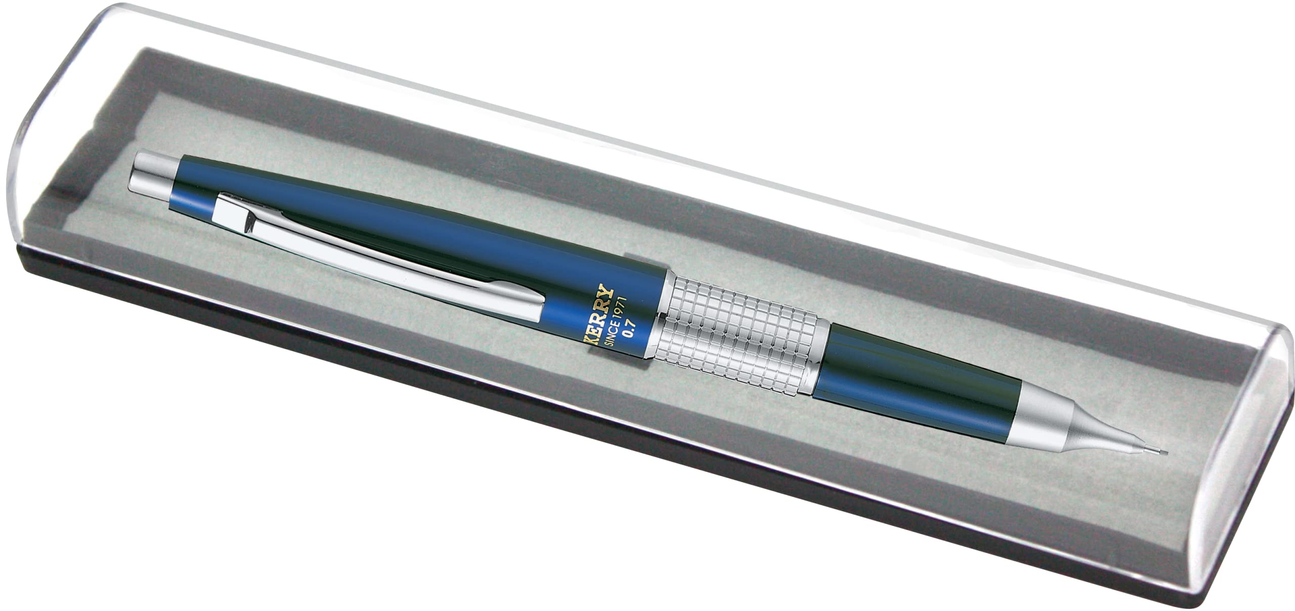 Pentel Kerry Mechanical Pencil 0.7 mm with Lid Navy Blue Barrel