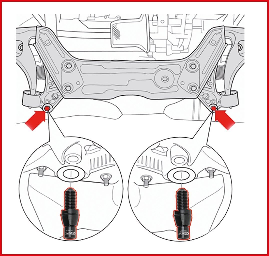KS Tools 150.2680 VAG subframe locating pin set M14 x 1,5, Colour - Image 4
