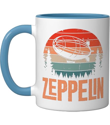 Amazon.com | Pyramid International MGB26399 Led Zeppelin (Icarus) Black Coffee  Mug, Ceramic, 11 oz: Coffee Cups & Mugs