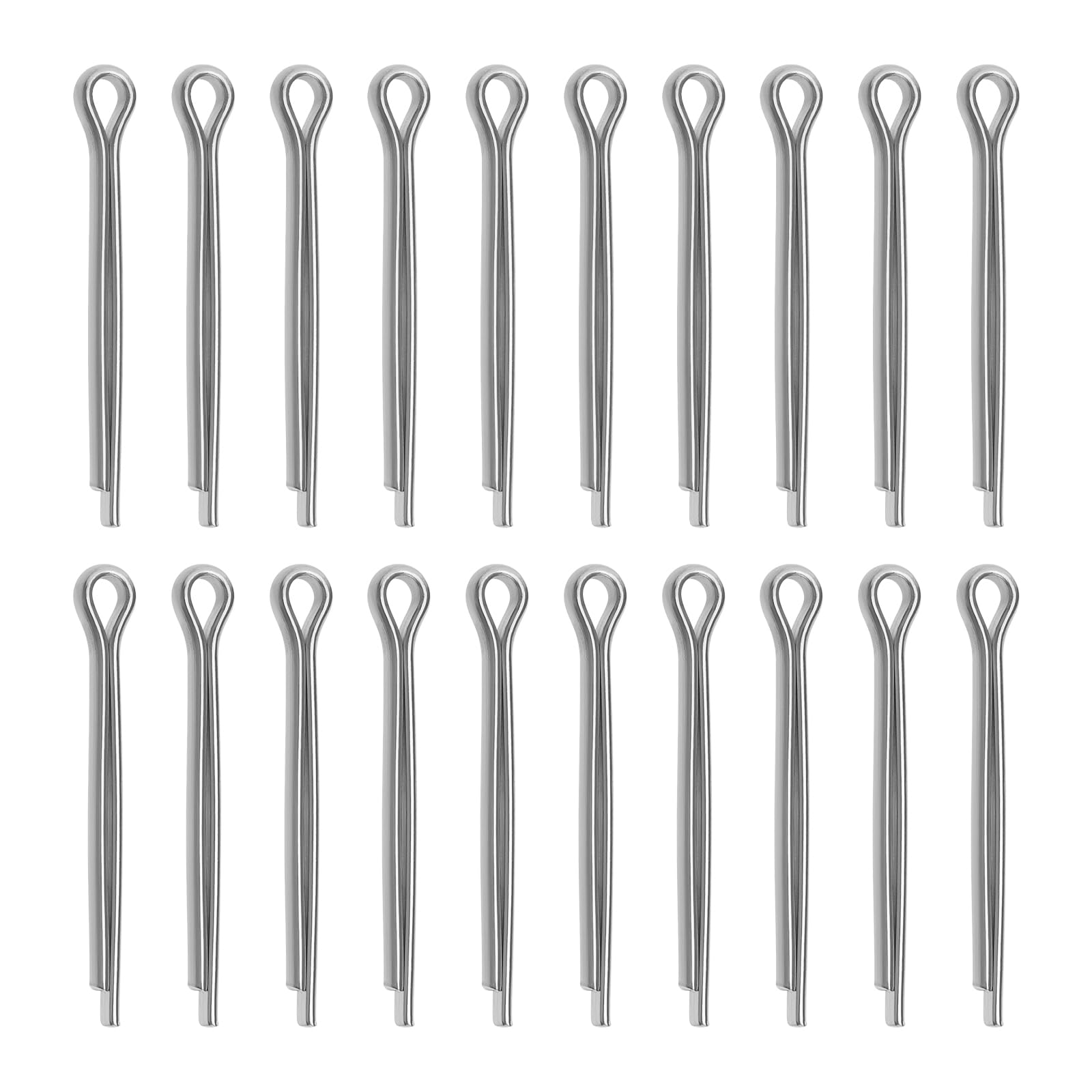 Be In Your Mind 20pcs Bike Disc Brake Pad Pins Bike Brake Pad Cotter Pin Steel Split Pin Fastener Bicycle Lock Pin Compatible with Shimano Compatible with Tektro