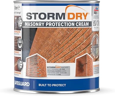 Stormdry Masonry Waterproofing Cream 1 Litre BBA 25 Year Exterior Sealer