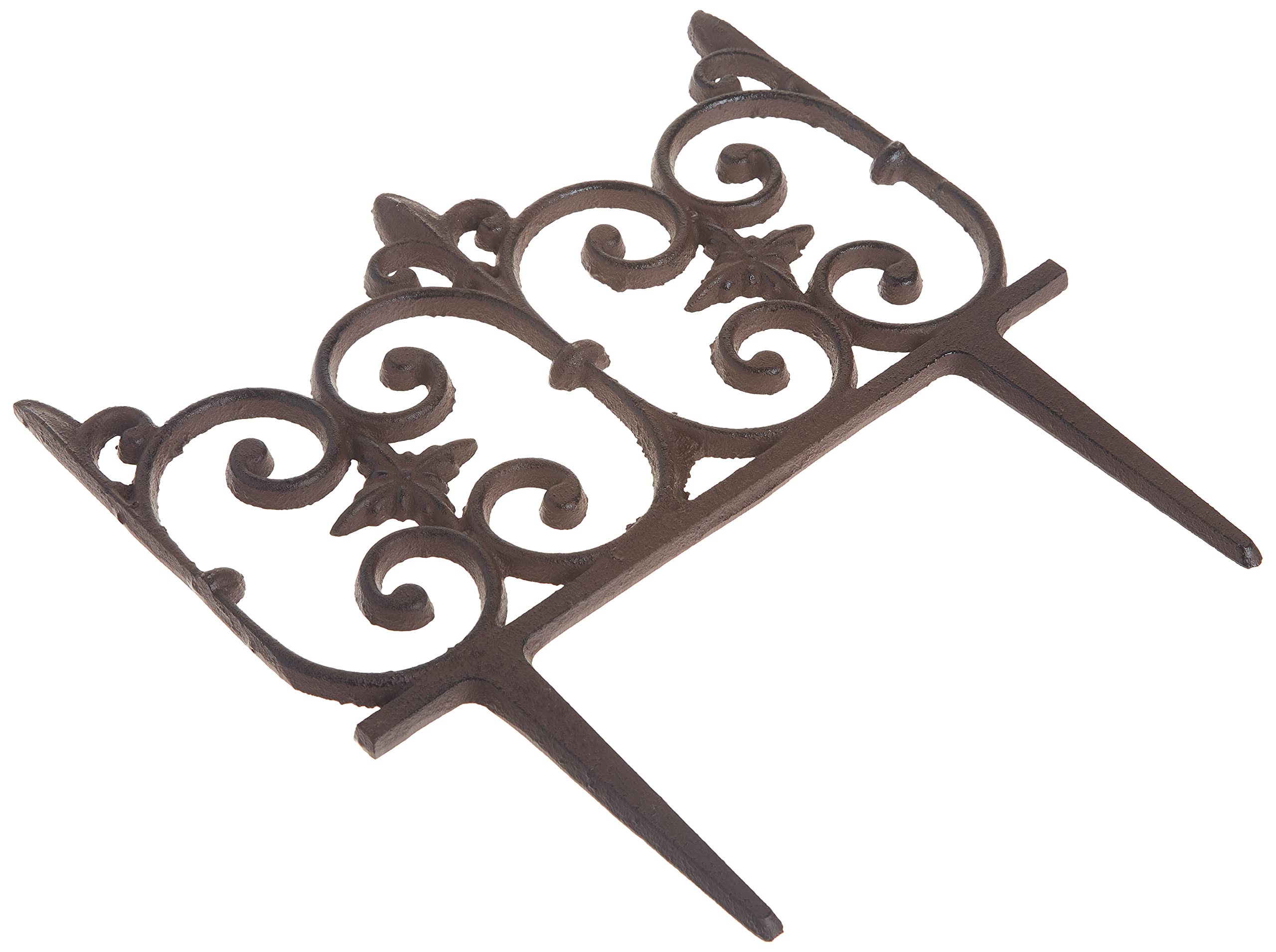 Esschert Fallen Fruits Metal Lawn Edging, Brown, PS20 (Pack of 1)